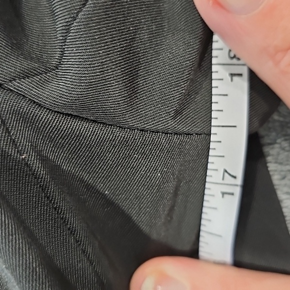 Vintage Jenne Maac duster length double breasted black jacket size 4P - Picture 5 of 7